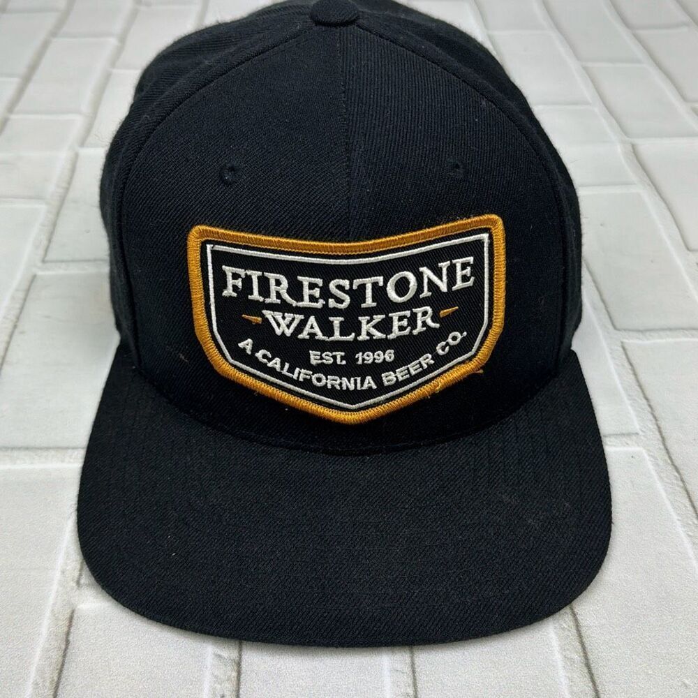 Firestone Walker Hat Snapback Beer Brewing Company Trucker Black Logo - Picture 6 of 7